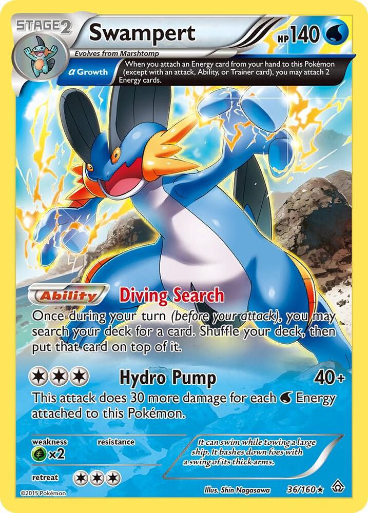Swampert (Alpha) [XY - Primal Clash] 36/160