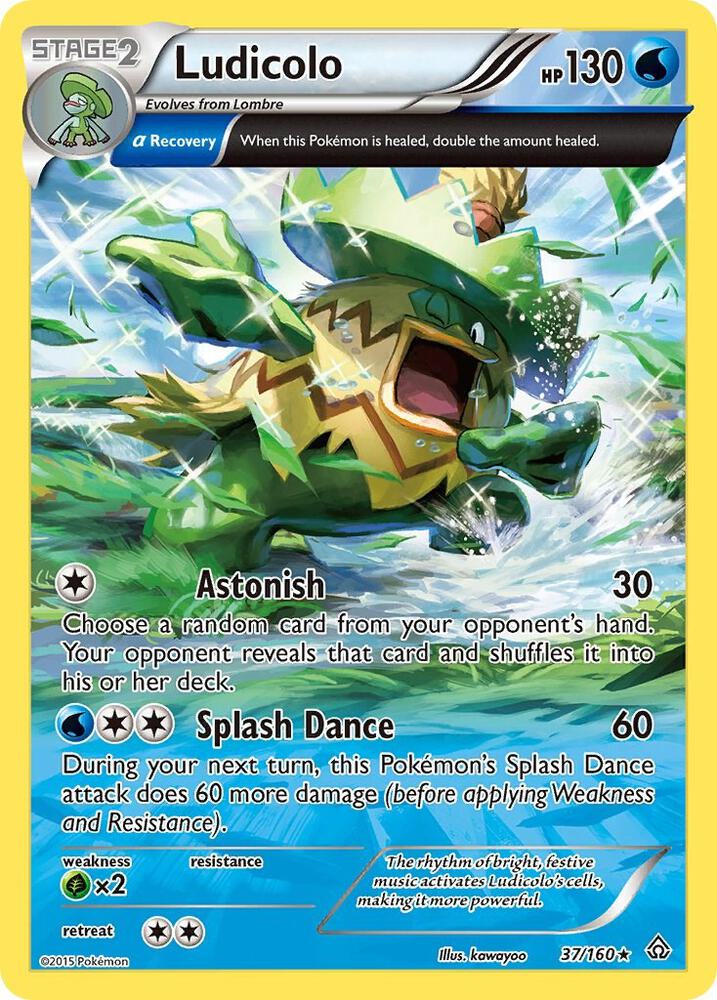 Ludicolo (Alpha) [XY - Primal Clash] 37/160