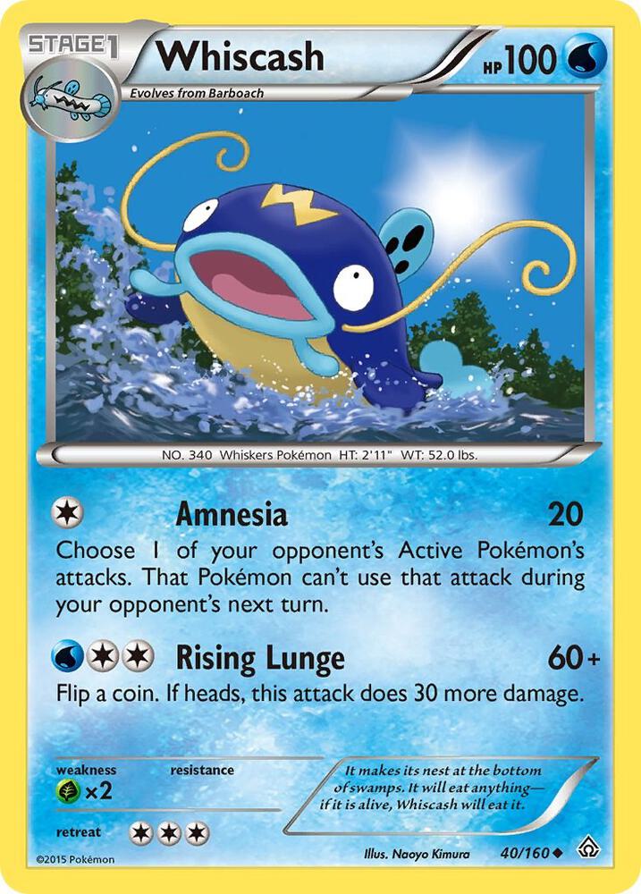 Whiscash [XY - Primal Clash] 40/160