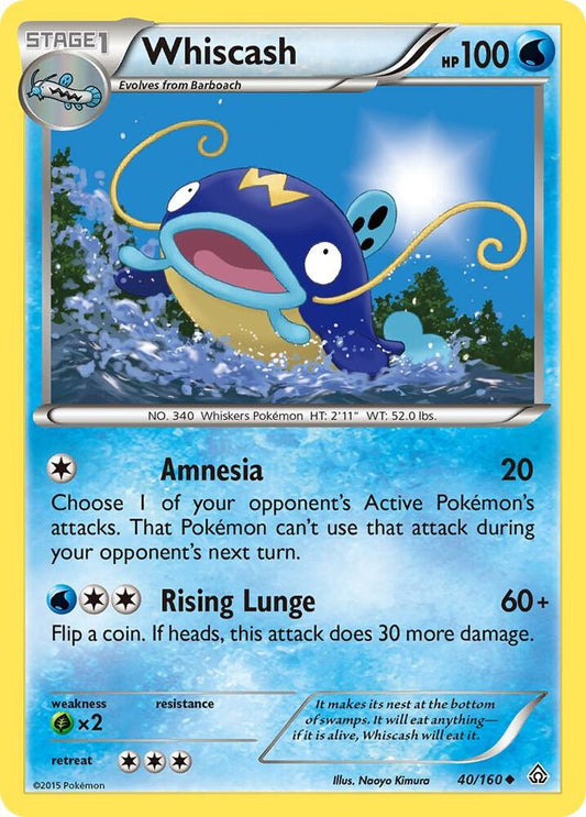 Whiscash [XY - Primal Clash] 40/160