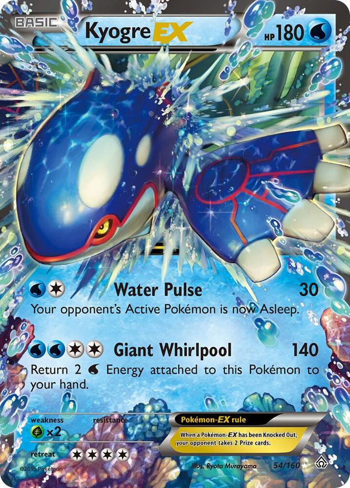 Kyogre EX [XY - Primal Clash] 54/160