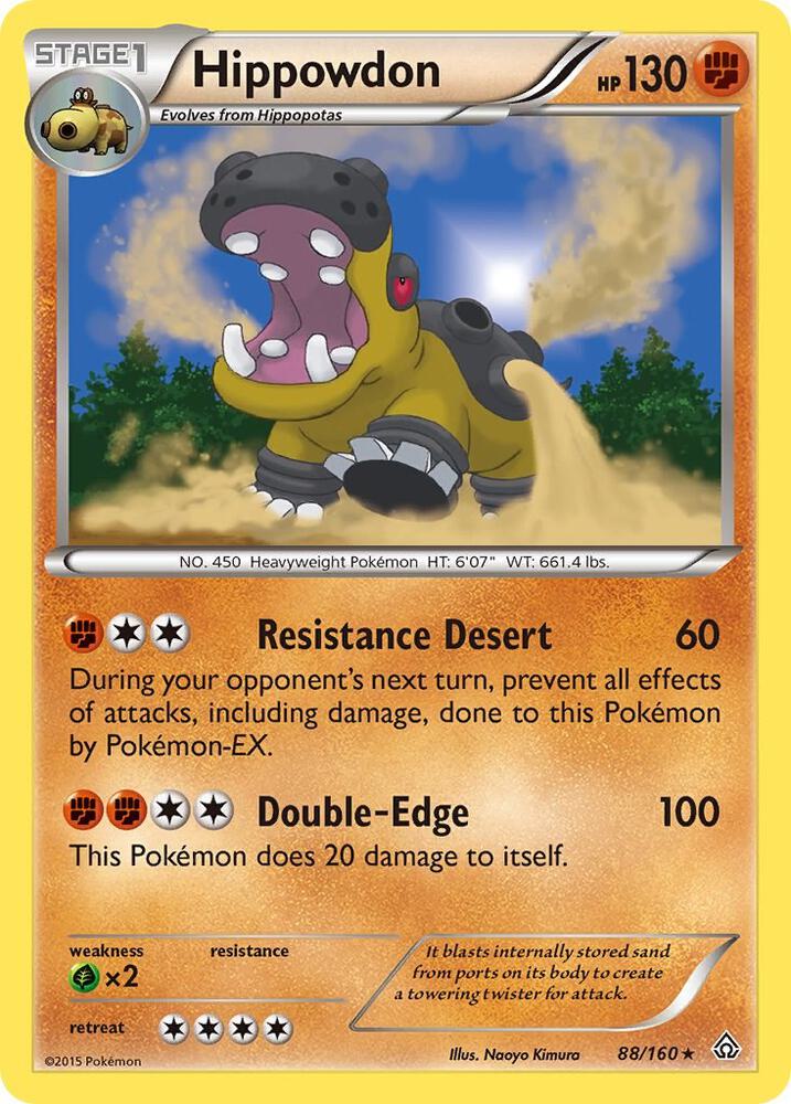 Hippowdon [XY - Primal Clash] 88/160