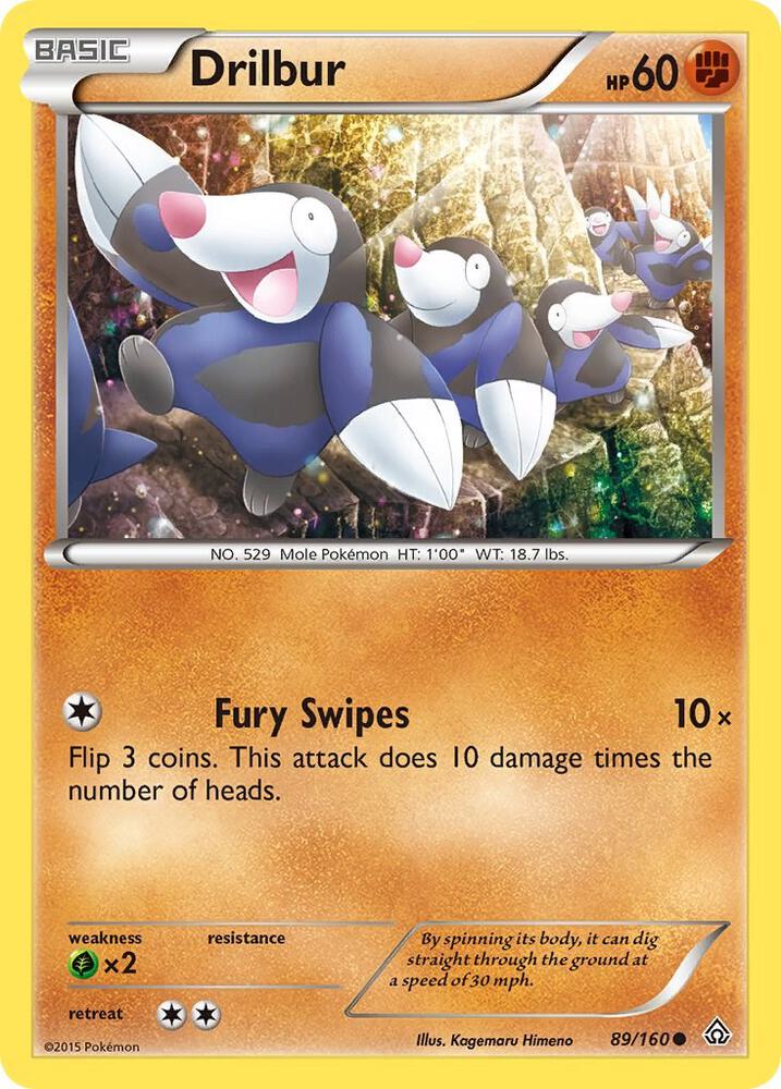 Drilbur [XY - Primal Clash] 89/160
