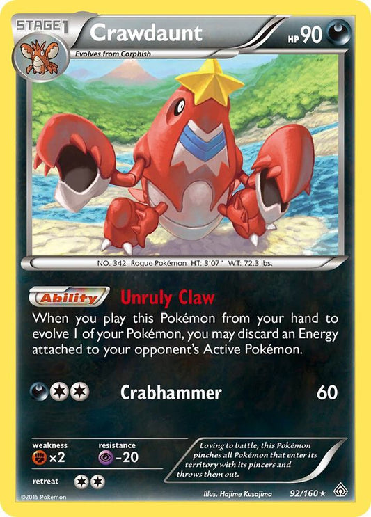 Crawdaunt [XY - Primal Clash] 92/160