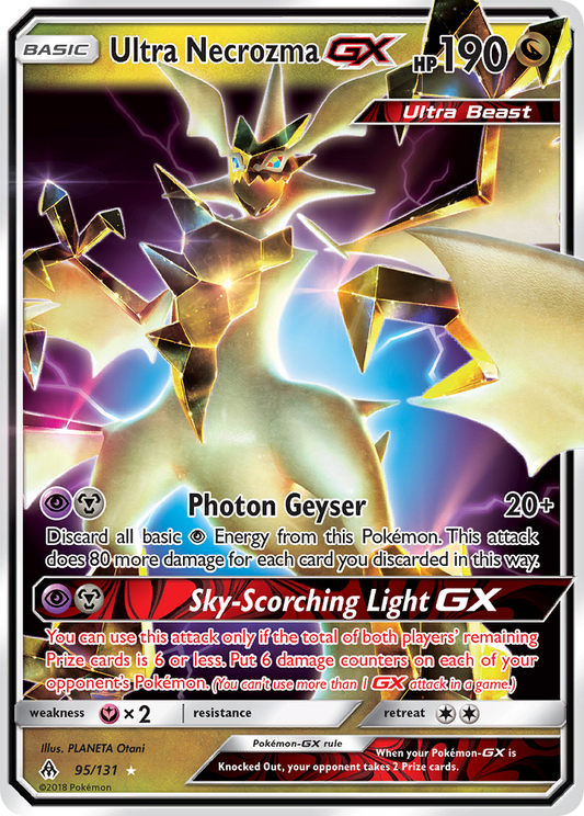 Ultra Necrozma-GX - 95/131 Forbidden Light