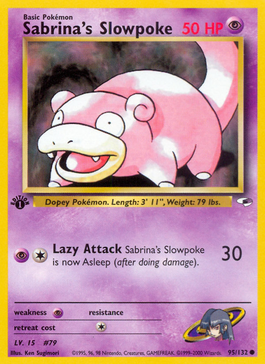 Sabrina's Slowpoke - 95/132 Gym Heroes