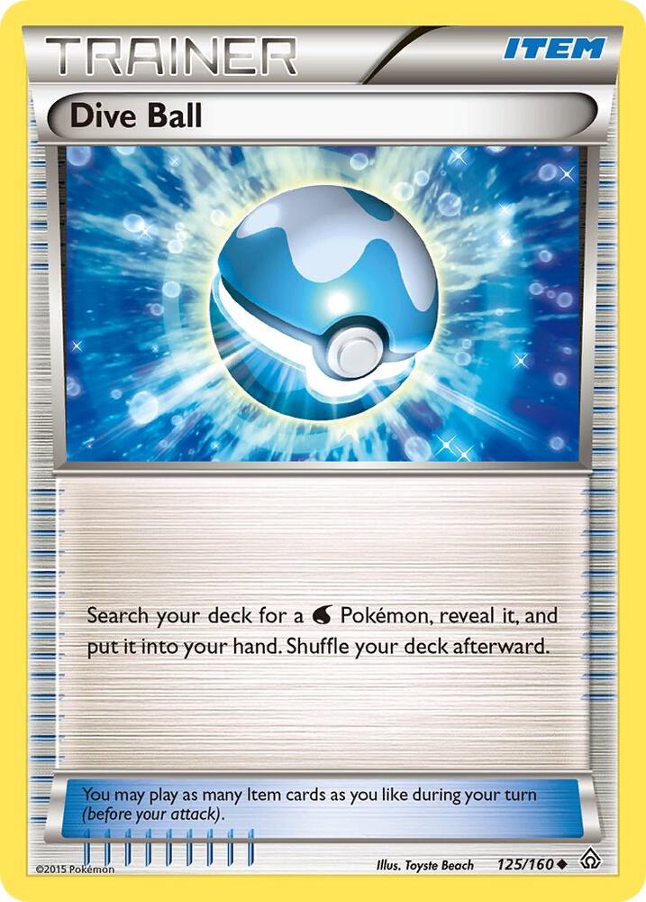 Dive Ball [XY - Primal Clash] 125/160