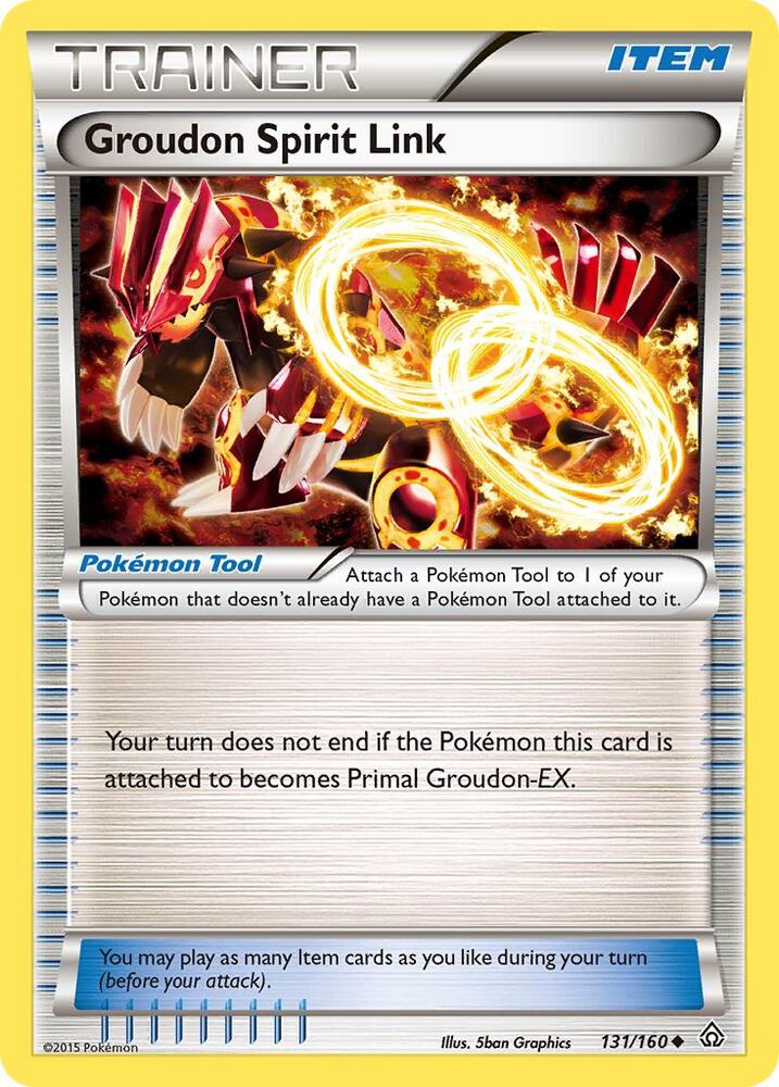 Groudon Spirit Link [XY - Primal Clash] 131/160