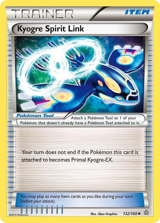 Kyogre Spirit Link [XY - Primal Clash] 132/160