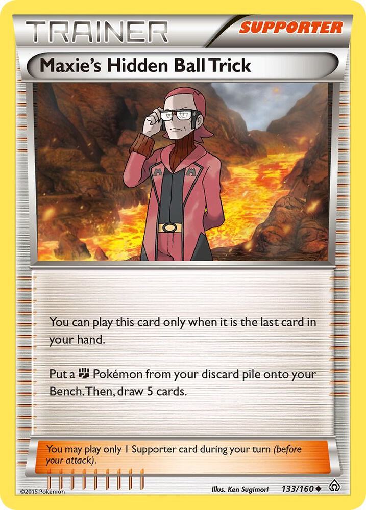 Maxie's Hidden Ball Trick [XY - Primal Clash] 133/160
