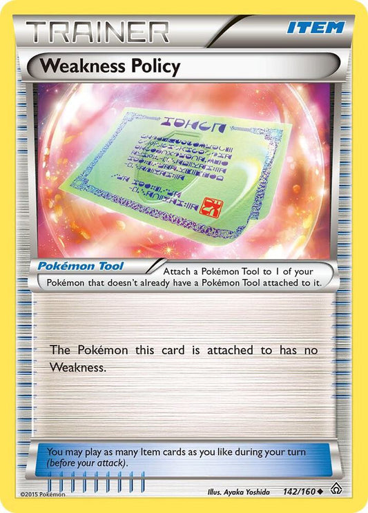 Weakness Policy [XY - Primal Clash] 142/160