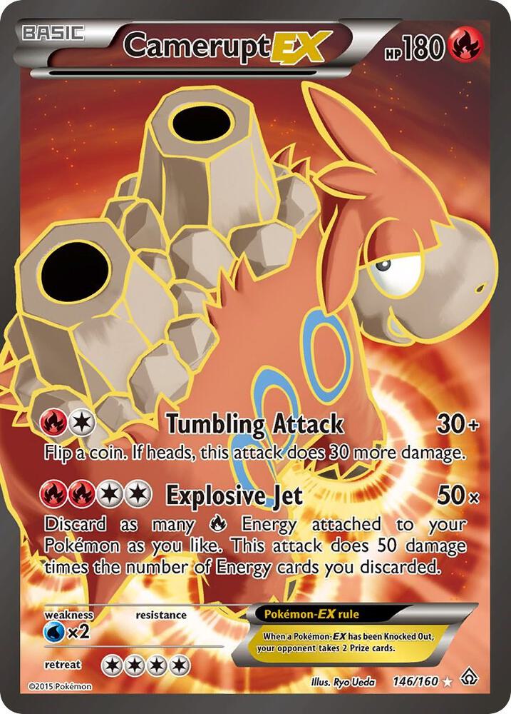 Camerupt EX (146 Full Art) [XY - Primal Clash] 146/160