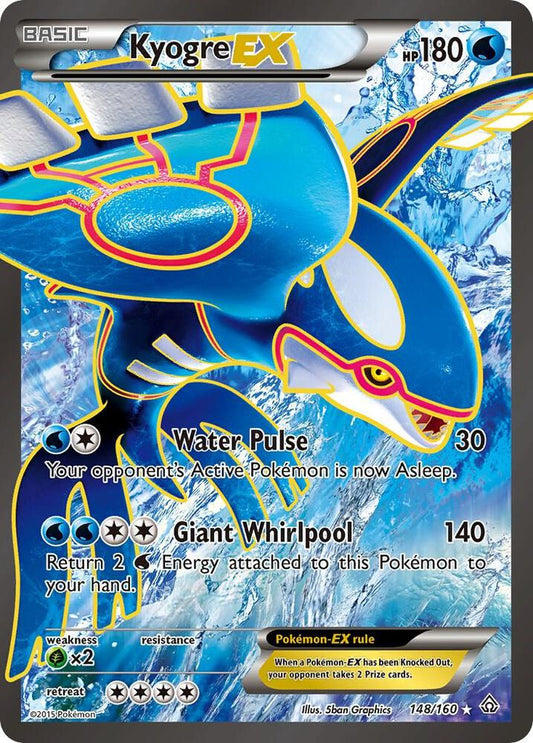 Kyogre EX (148 Full Art) [XY - Primal Clash] 148/160