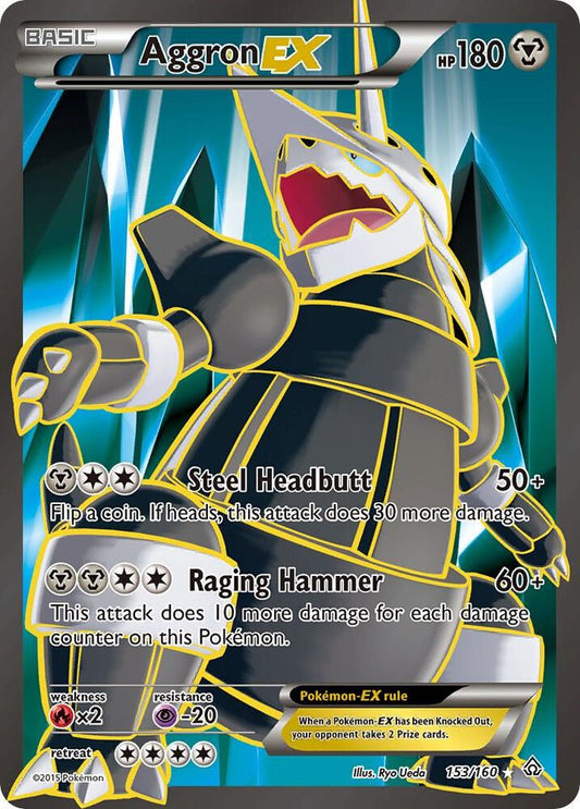 Aggron EX (153 Full Art) [XY - Primal Clash] 153/160
