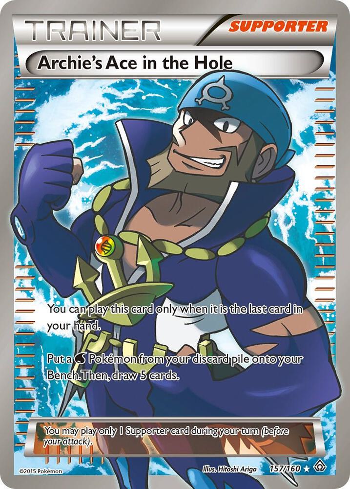 Archie's Ace in the Hole (157 Full Art) [XY - Primal Clash] 157/160