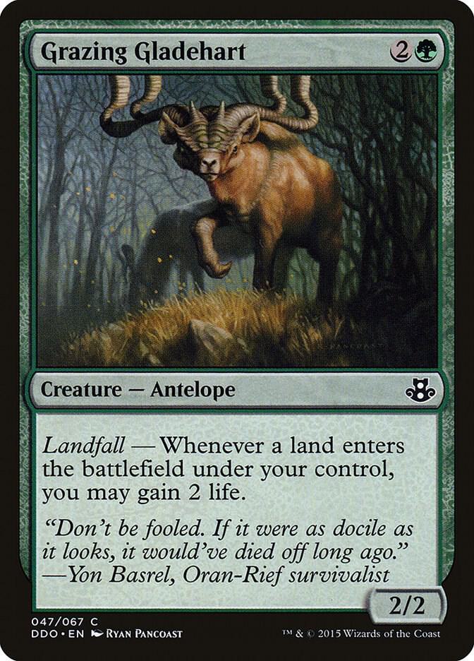 Grazing Gladehart [Duel Decks: Elspeth vs. Kiora] 47