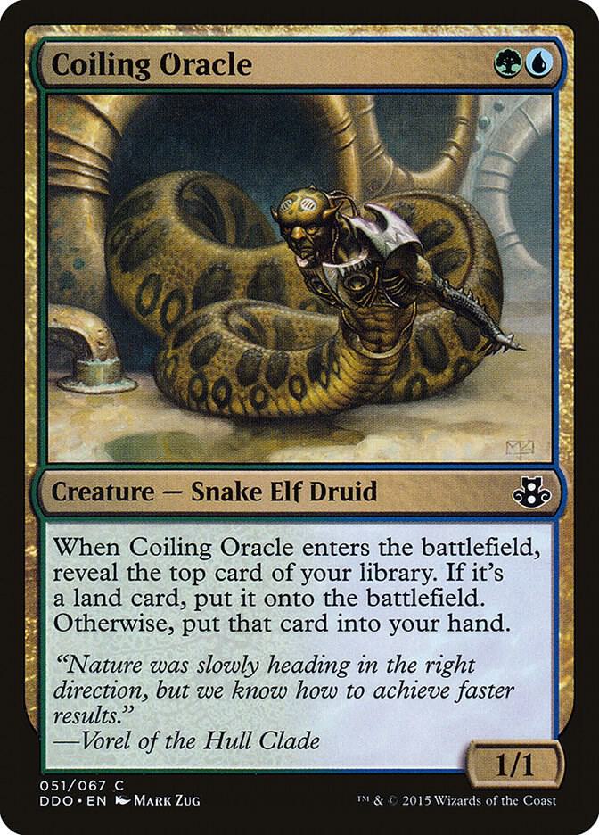Coiling Oracle [Duel Decks: Elspeth vs. Kiora] 51