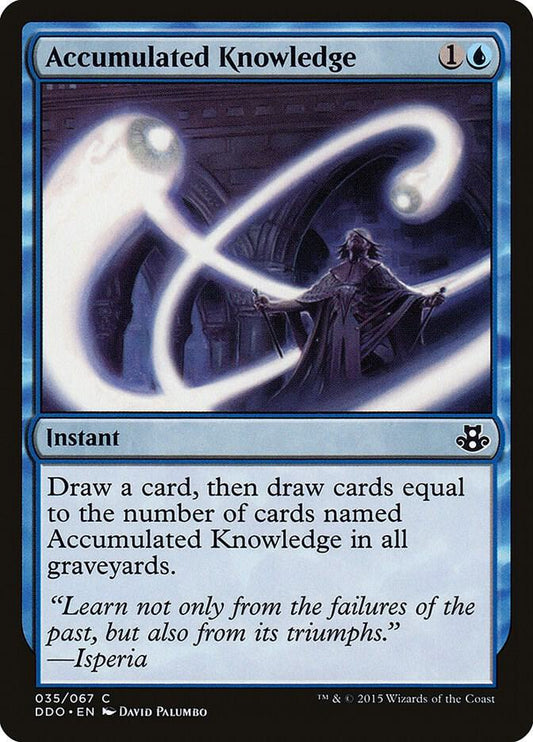 Accumulated Knowledge [Duel Decks: Elspeth vs. Kiora] 35
