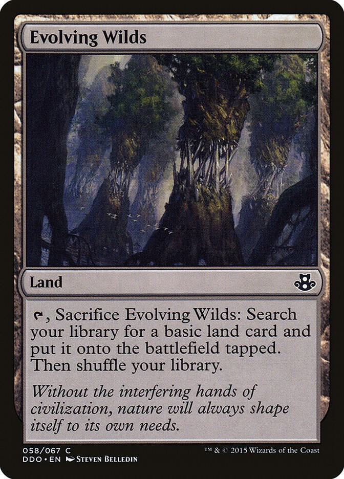 Evolving Wilds [Duel Decks: Elspeth vs. Kiora] 58
