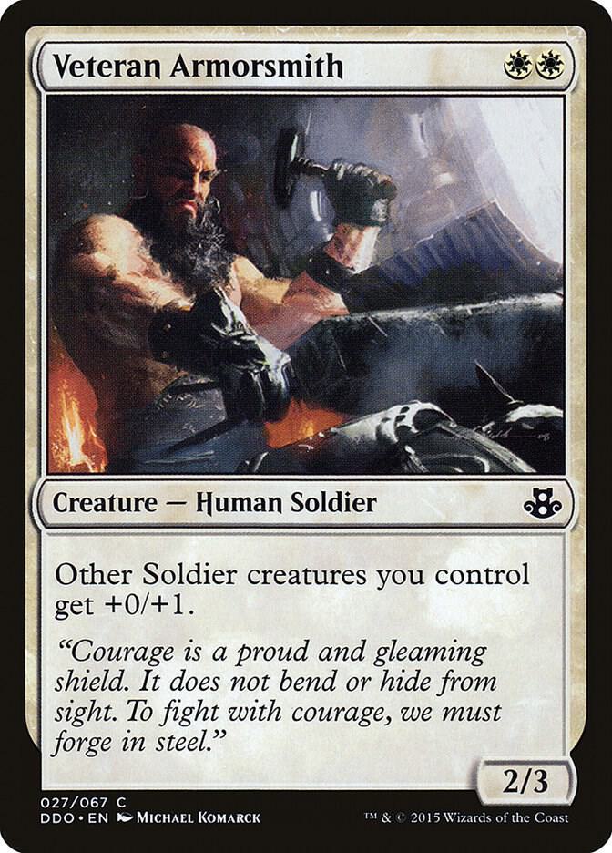Veteran Armorsmith [Duel Decks: Elspeth vs. Kiora] 27