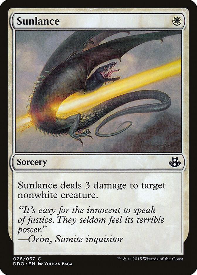 Sunlance [Duel Decks: Elspeth vs. Kiora] 26