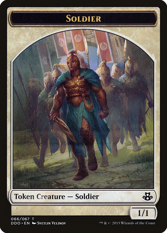 Soldier Token [Duel Decks: Elspeth vs. Kiora] 66