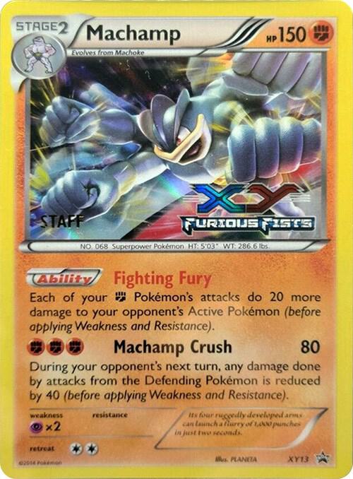 Machamp - XY13 (Prerelease) [Staff] [XY Promos] XY13