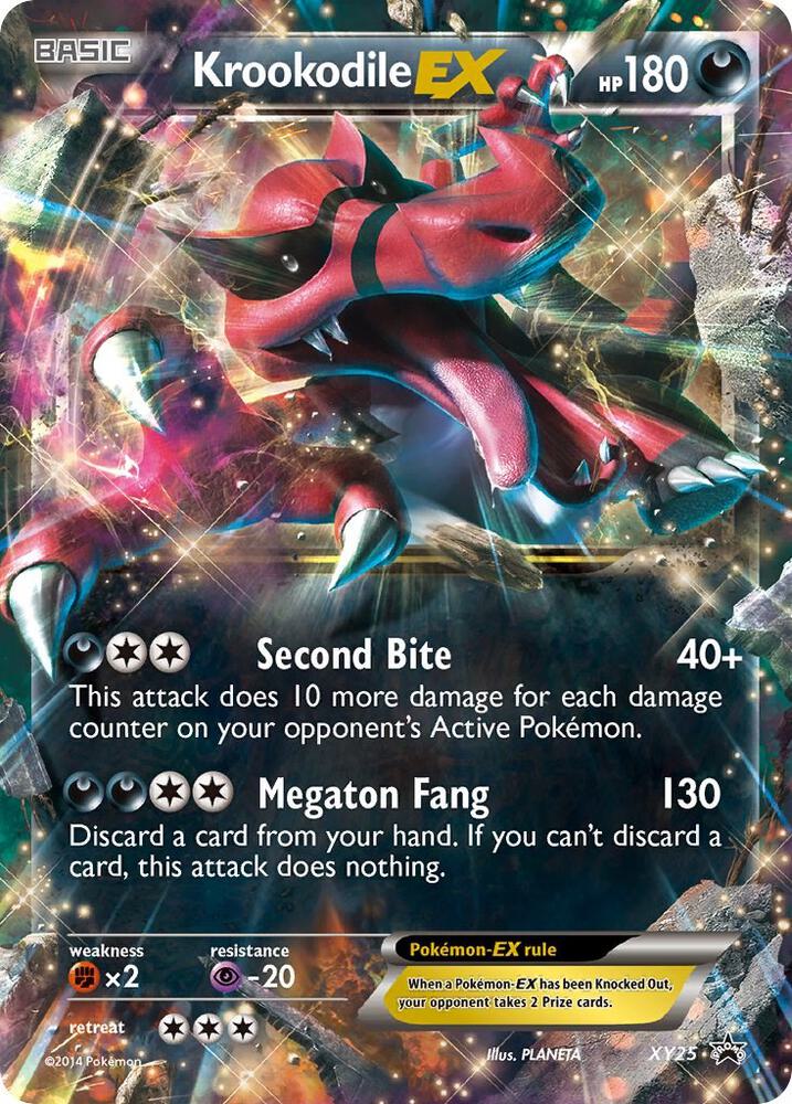 Krookodile EX - XY25 [XY Promos] XY25