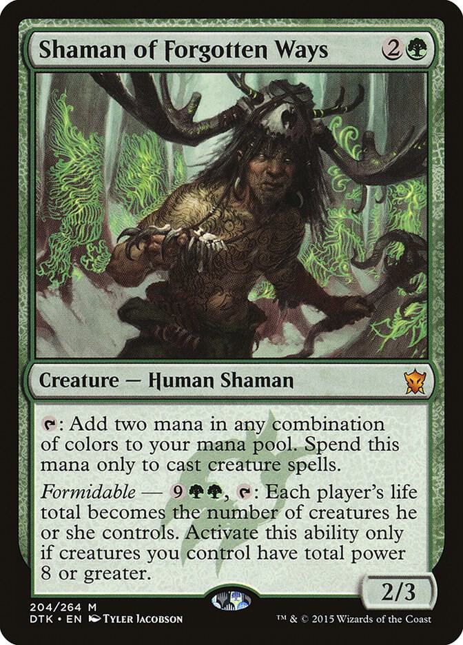 Shaman of Forgotten Ways [Dragons of Tarkir] 204
