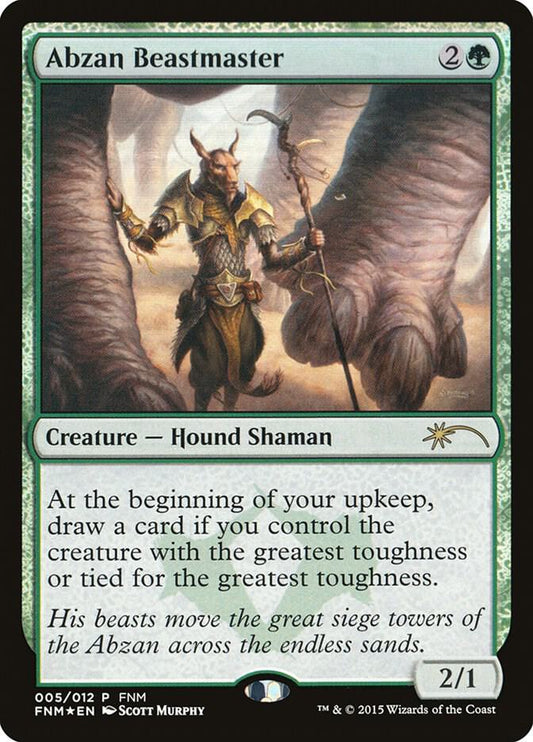 Abzan Beastmaster [FNM Promos] 5
