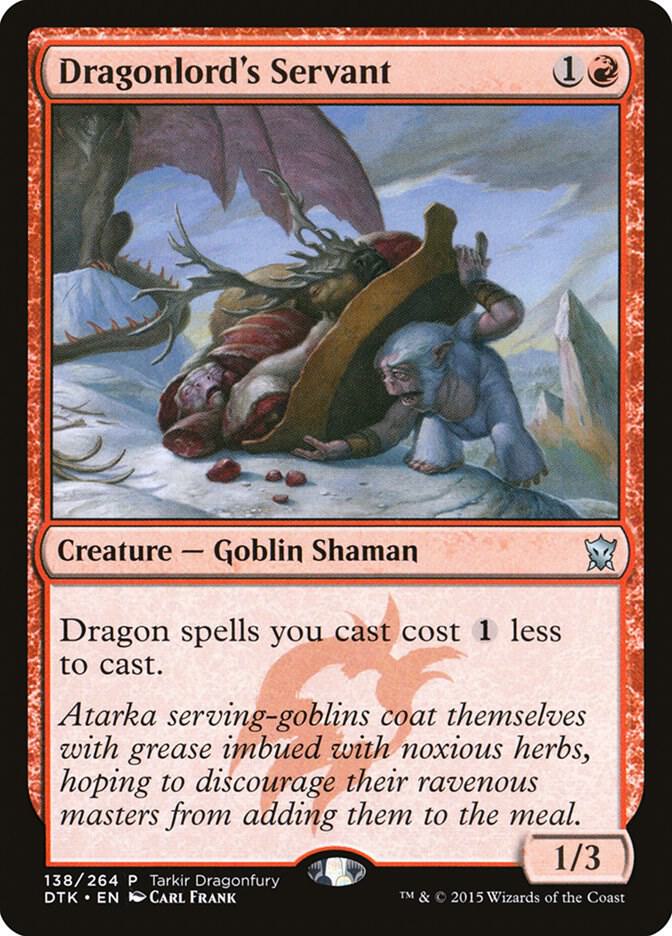 Dragonlord's Servant [Tarkir Dragonfury Promos] 138