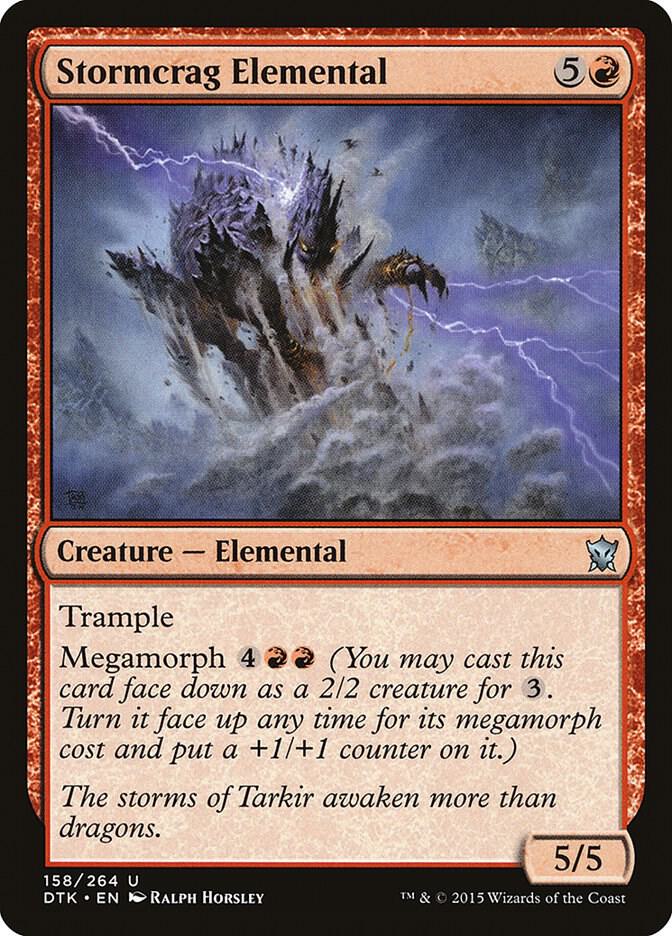 Stormcrag Elemental [Dragons of Tarkir] 158