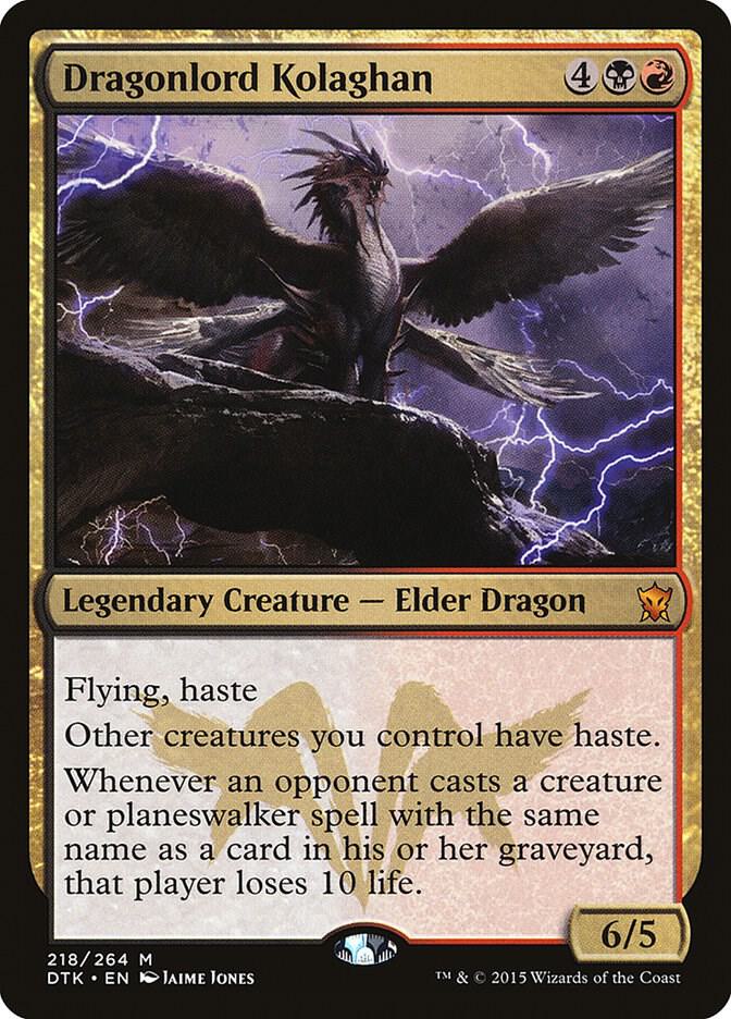 Dragonlord Kolaghan [Dragons of Tarkir] 218