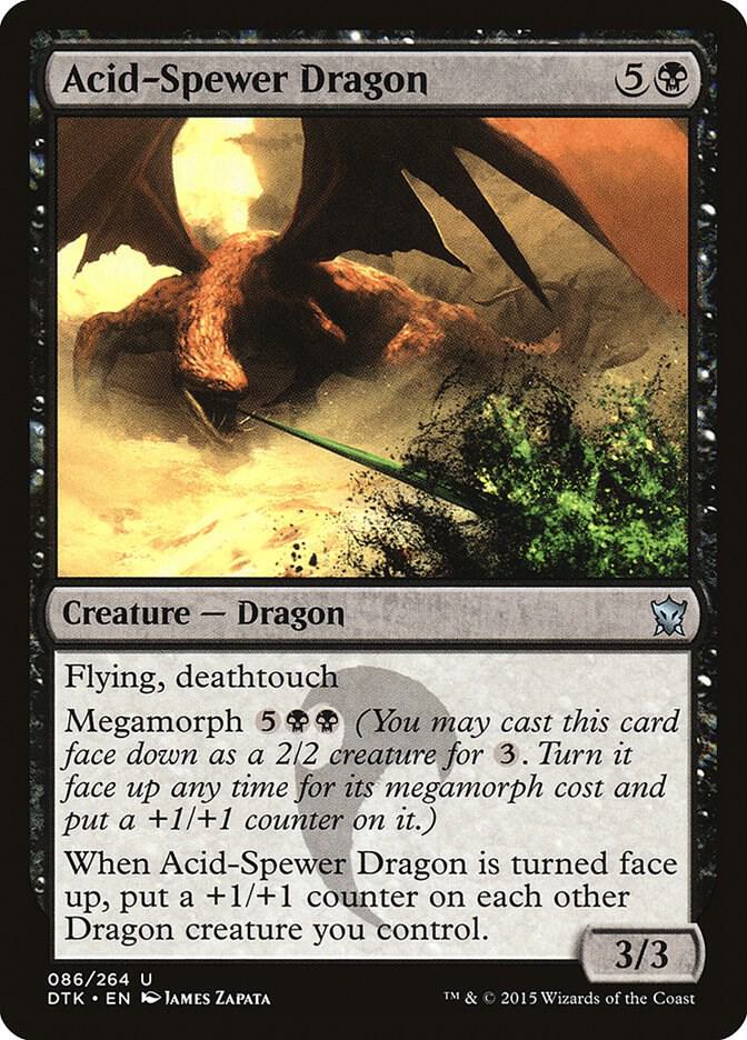 Acid-Spewer Dragon [Dragons of Tarkir] 86