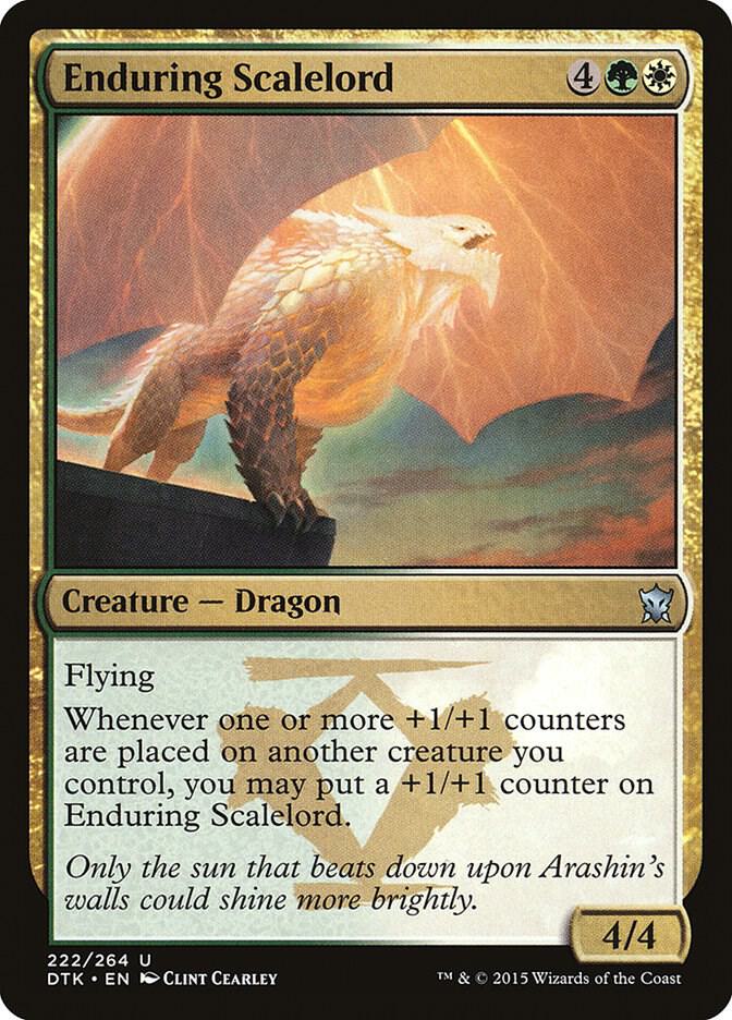 Enduring Scalelord [Dragons of Tarkir] 222
