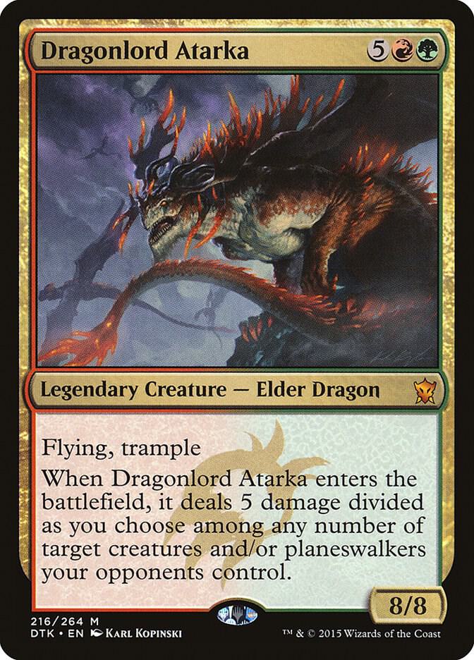 Dragonlord Atarka [Dragons of Tarkir] 216