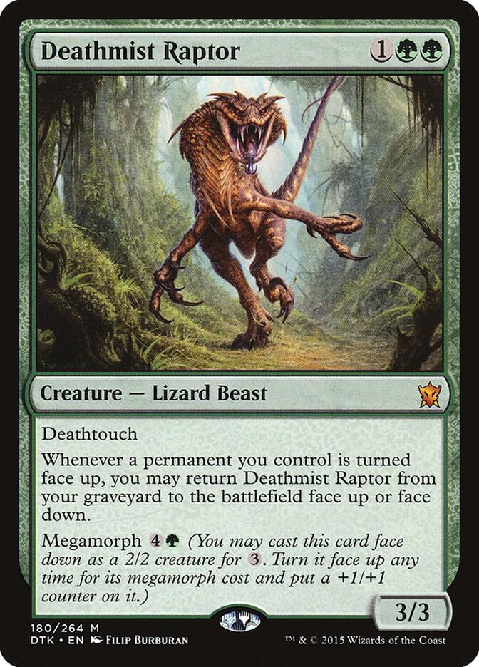 Deathmist Raptor [Dragons of Tarkir] 180