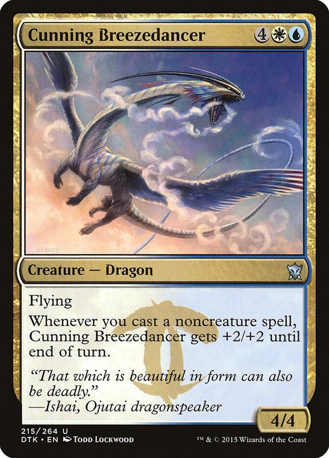 Cunning Breezedancer [Dragons of Tarkir] 215