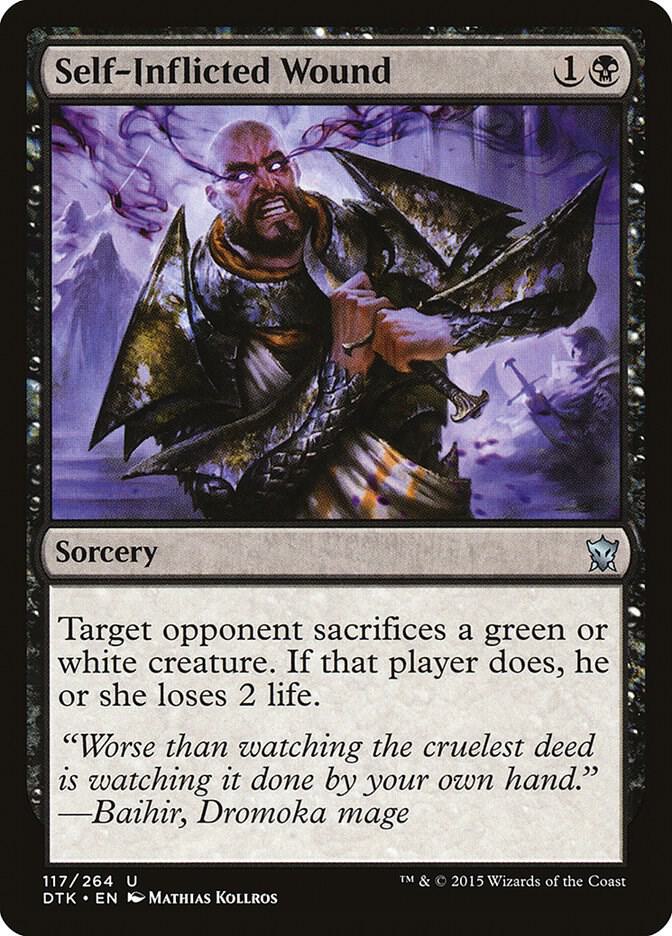 Self-Inflicted Wound [Dragons of Tarkir] 117