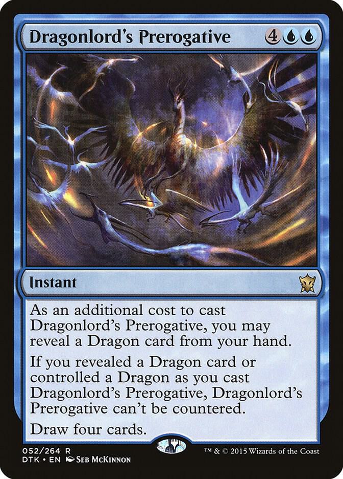 Dragonlord's Prerogative [Dragons of Tarkir] 52