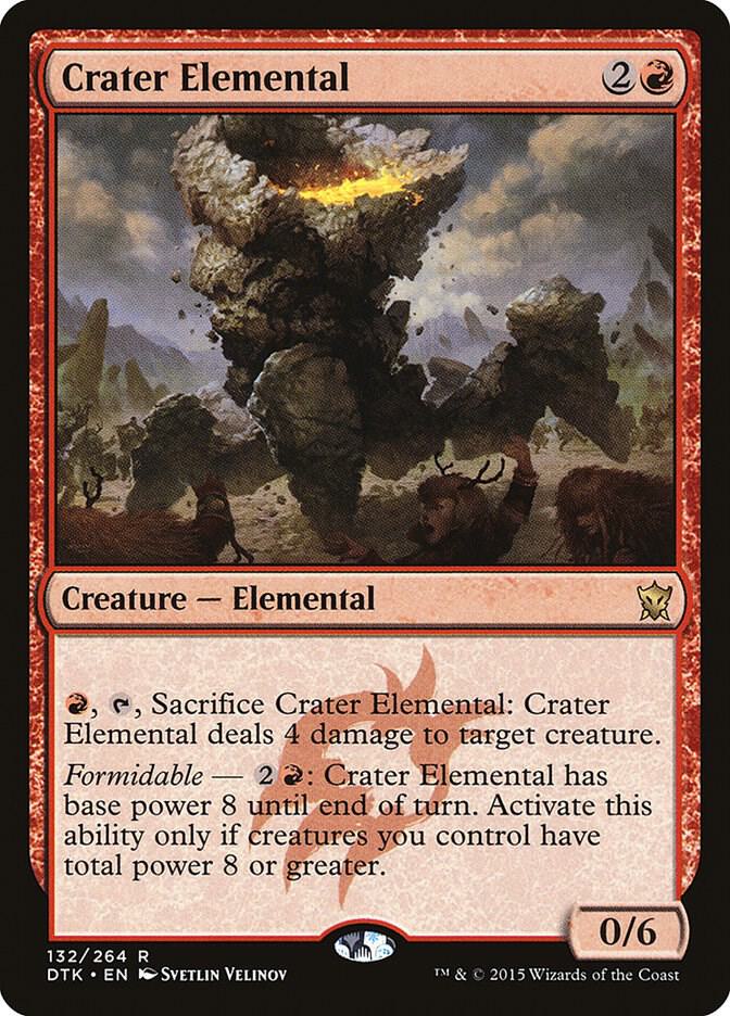 Crater Elemental [Dragons of Tarkir] 132