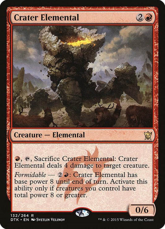 Crater Elemental [Dragons of Tarkir] 132