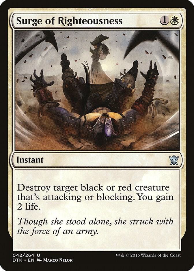Surge of Righteousness [Dragons of Tarkir] 42