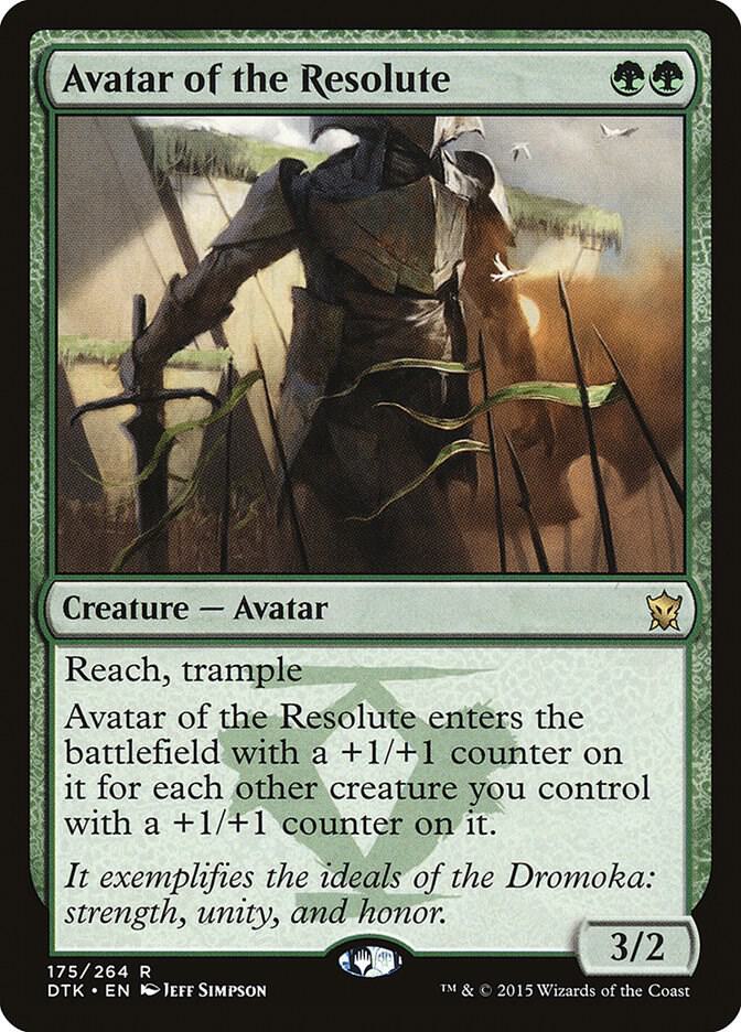 Avatar of the Resolute [Dragons of Tarkir] 175