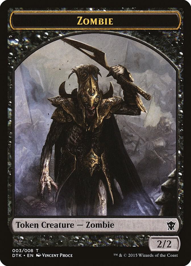 Zombie Token [Dragons of Tarkir] 3