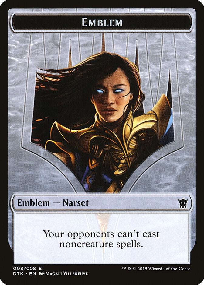Emblem - Narset Transcendent [Dragons of Tarkir] 8
