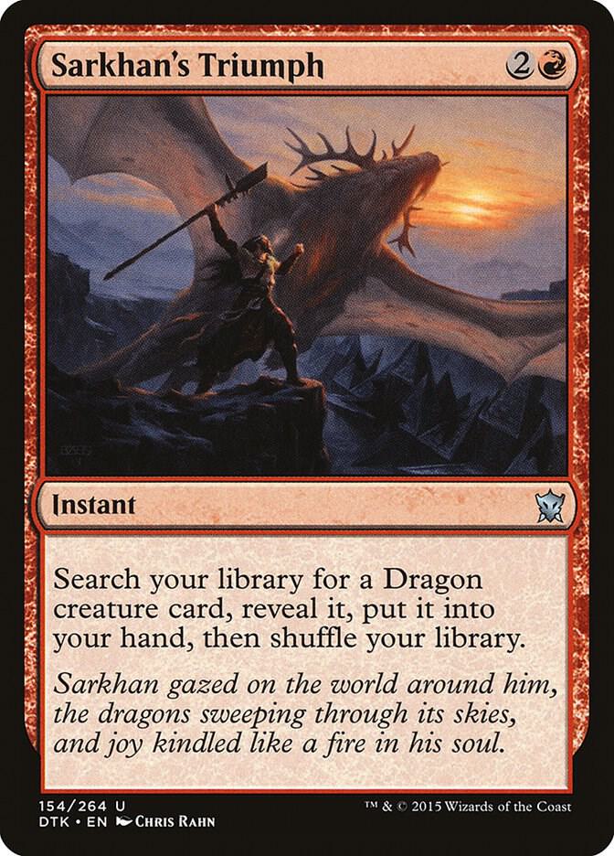 Sarkhan's Triumph [Dragons of Tarkir] 154