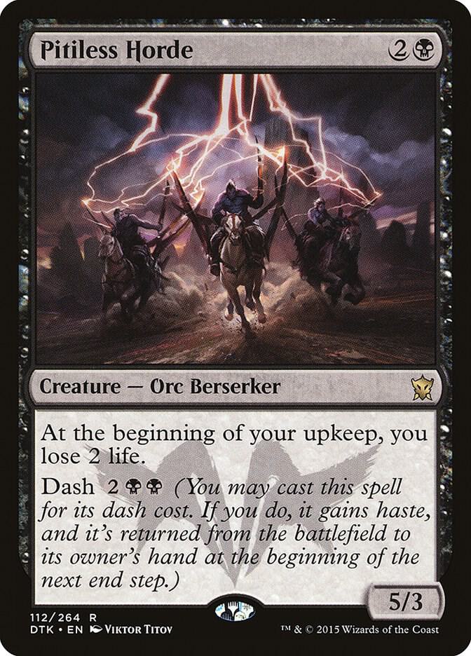 Pitiless Horde [Dragons of Tarkir] 112