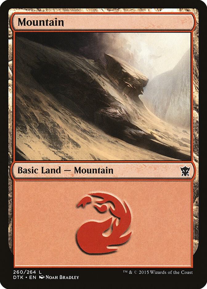 Mountain (260) [Dragons of Tarkir] 260