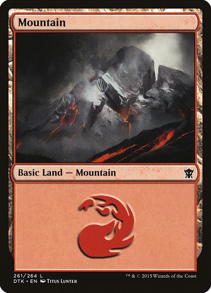 Mountain (261) [Dragons of Tarkir] 261